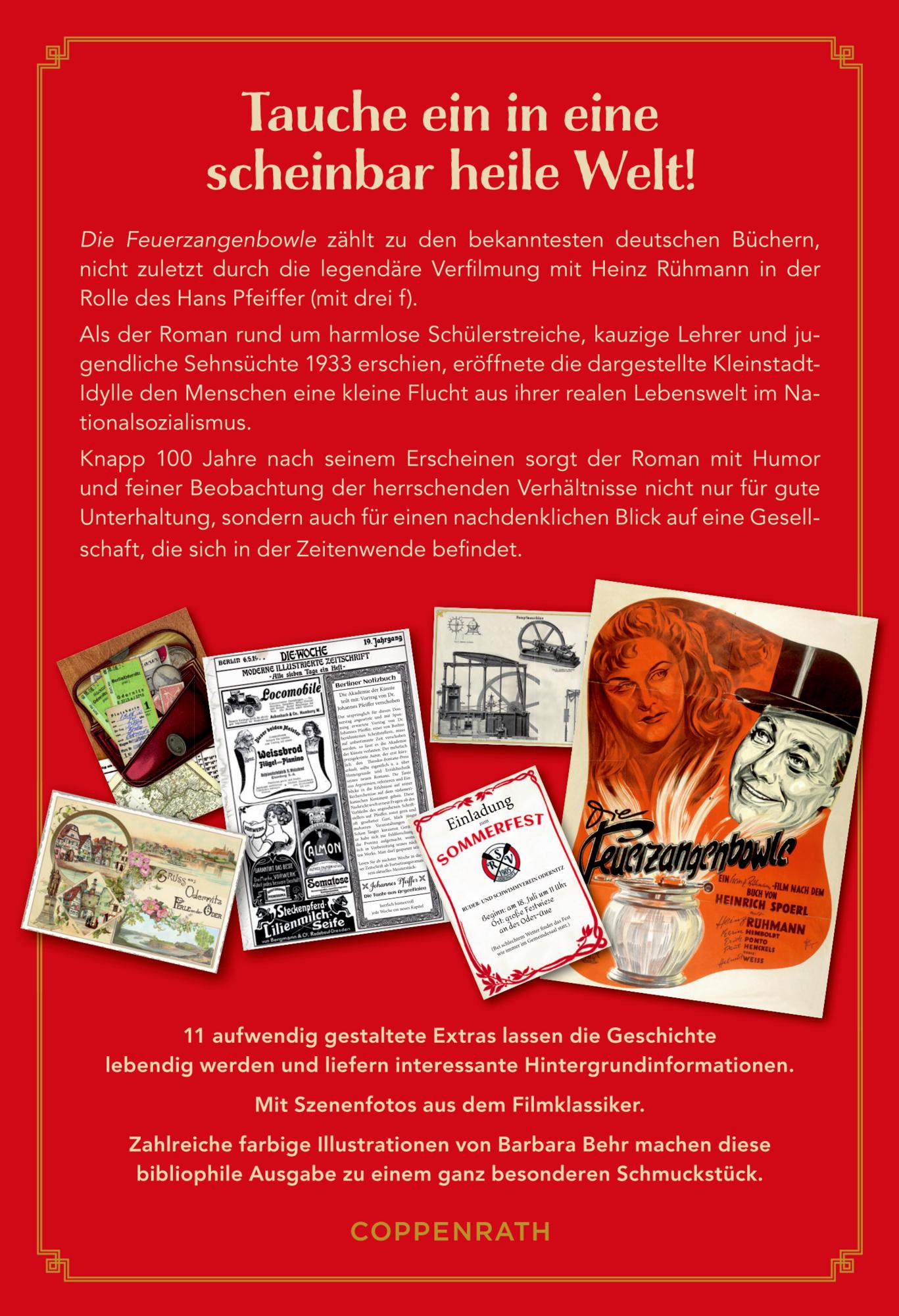 Rückseitencover Die Feuerzangenbowle