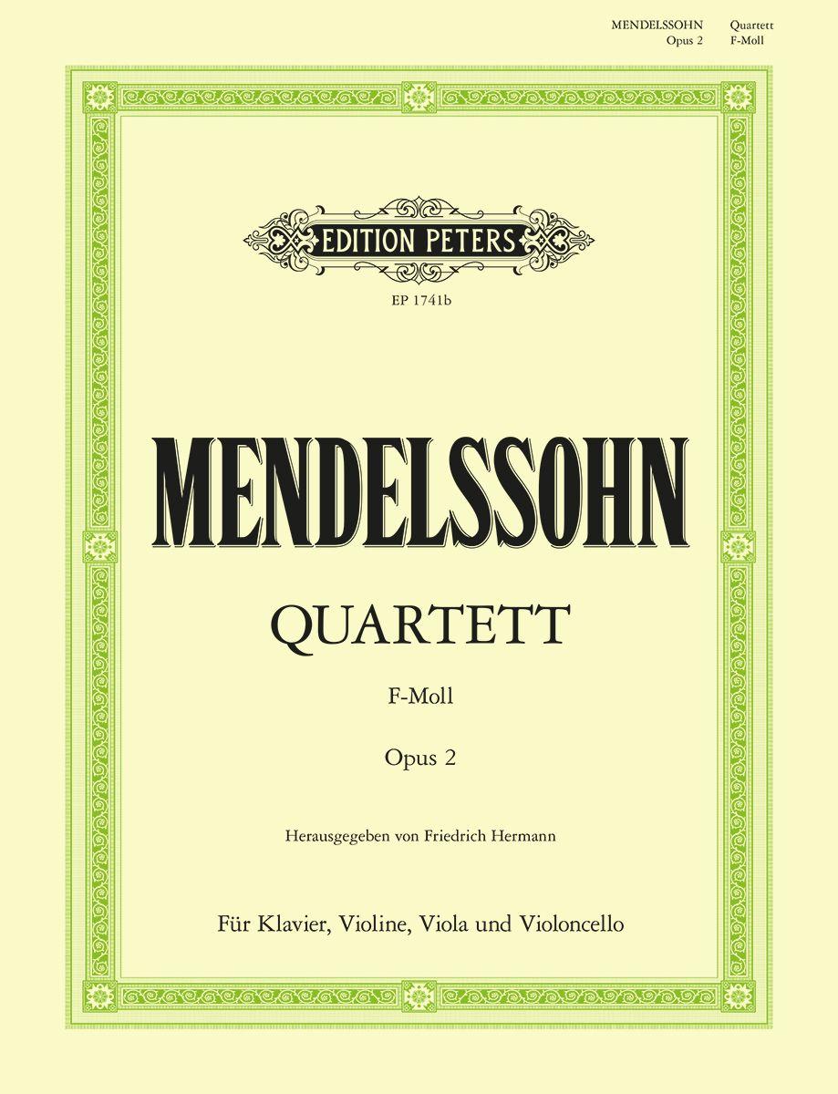 Vorderes Coverbild Piano Quartet in F minor Op.2