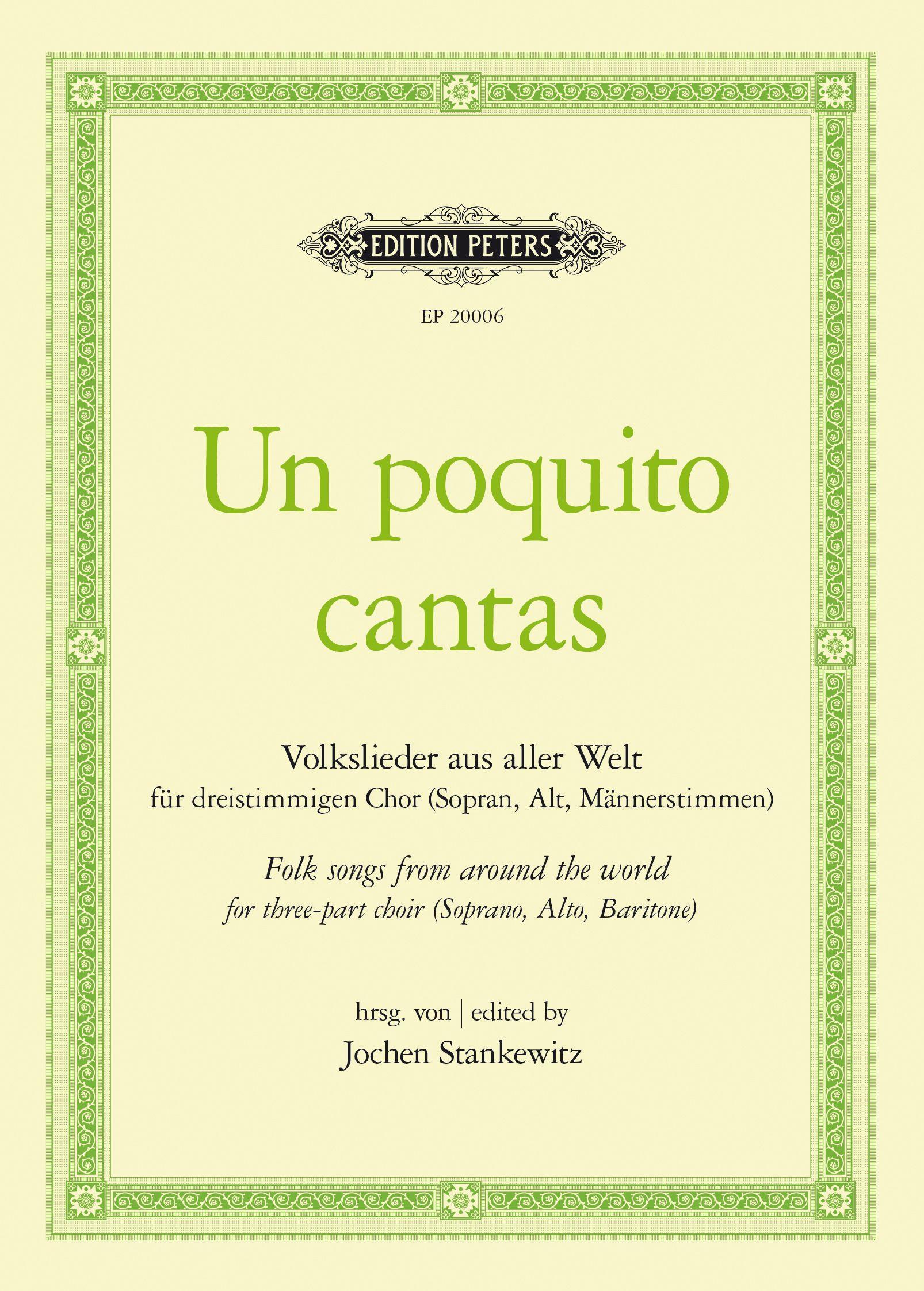Vorderes Coverbild Un poquito cantas