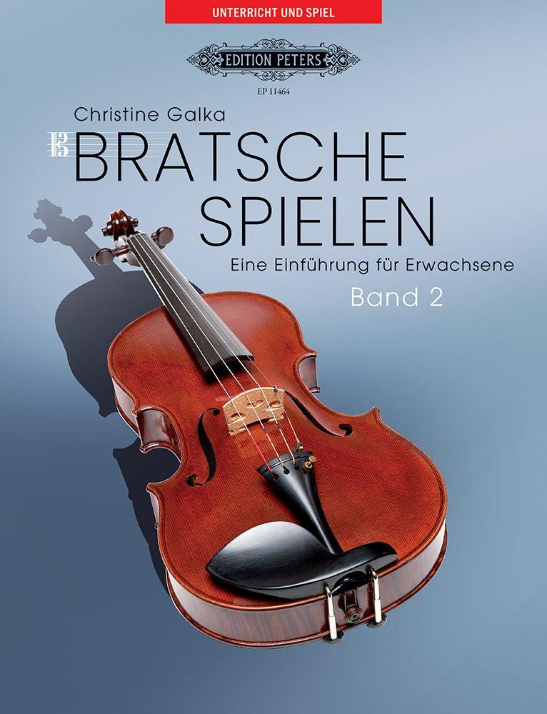 Vorderes Coverbild Bratsche spielen. Eine Einfuhrung fur Erwachsene. Band 2