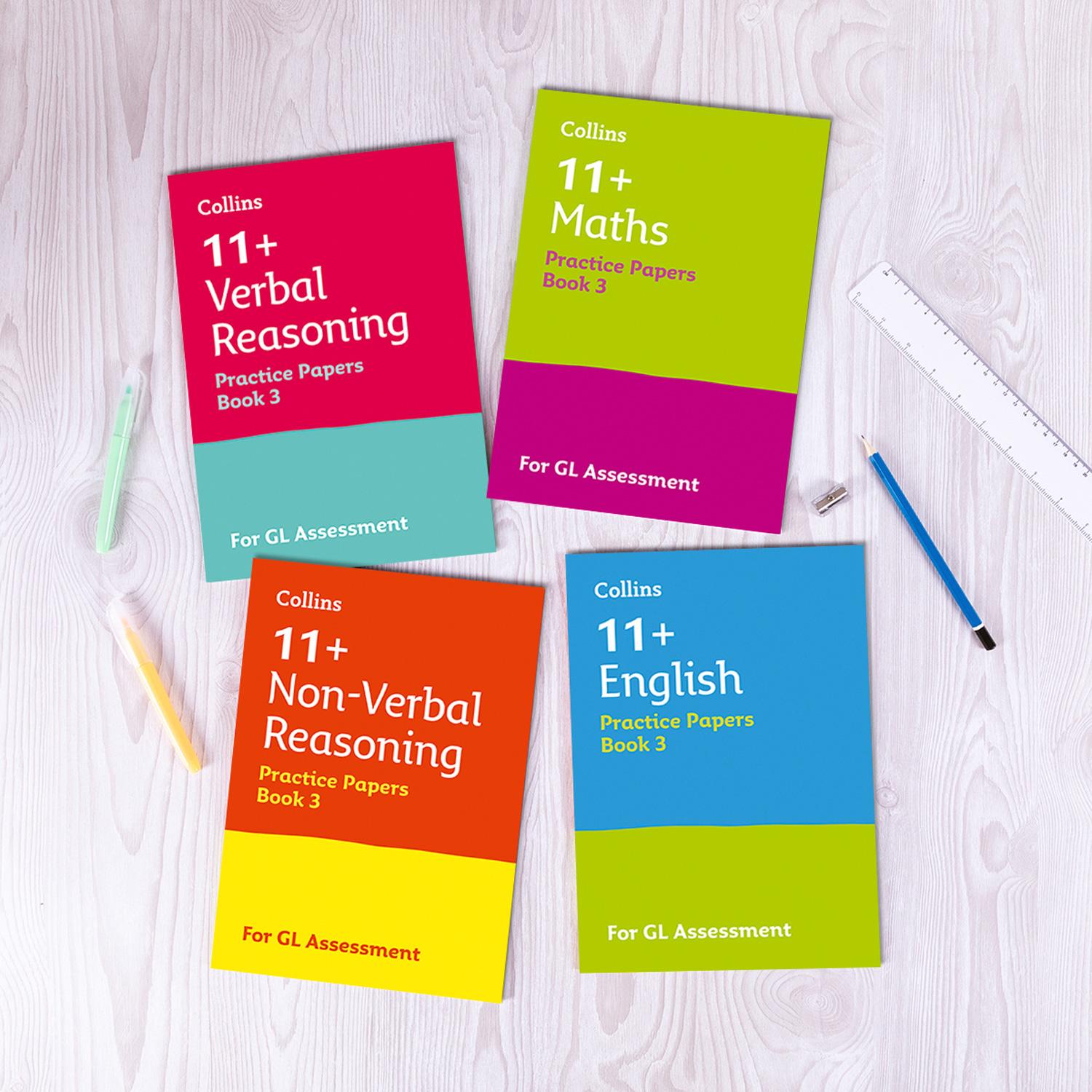 Beispielinhalt (Bild) 11+ GL English, Maths, Verbal Reasoning and Non-Verbal Reasoning Practice Papers Pack (with 12 Practice Papers books)
