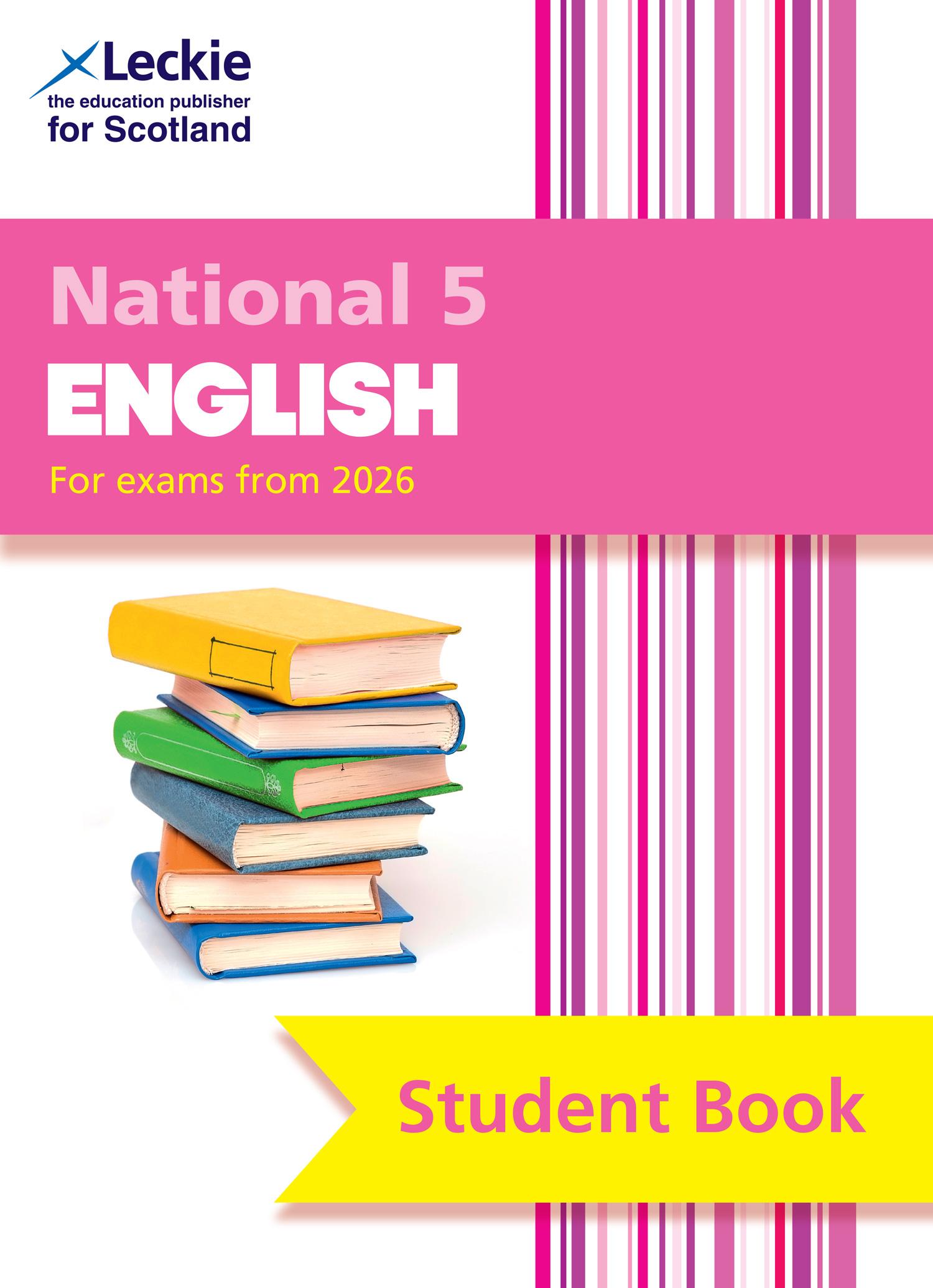 Vorderes Coverbild National 5 English