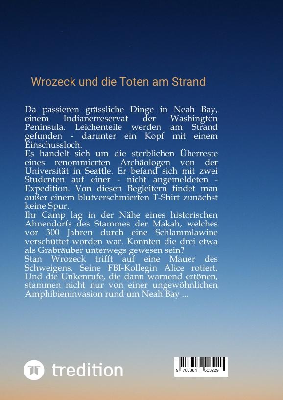 Rückseitencover Unken-Ruf, Kriminaler Roman von der Washington Peninsula