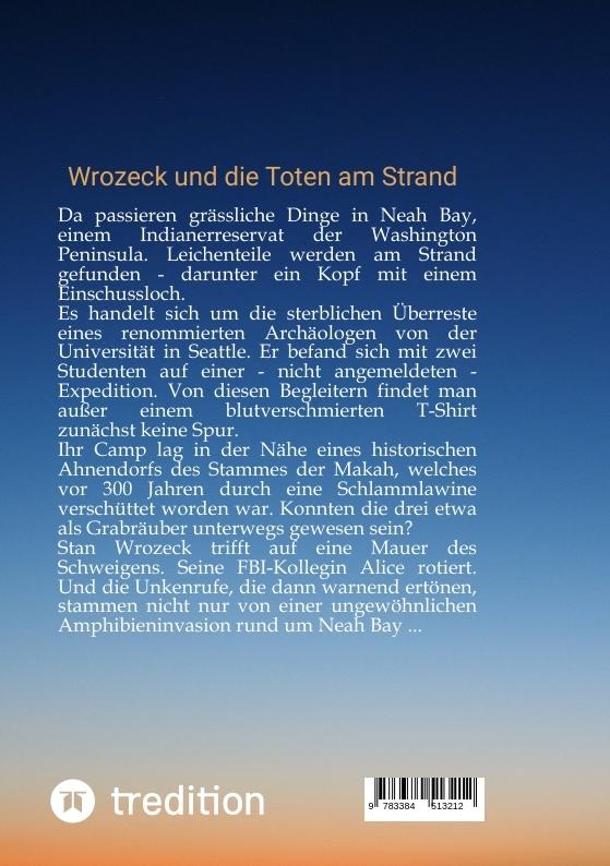 Rückseitencover Unken-Ruf, Kriminaler Roman von der Washington Peninsula