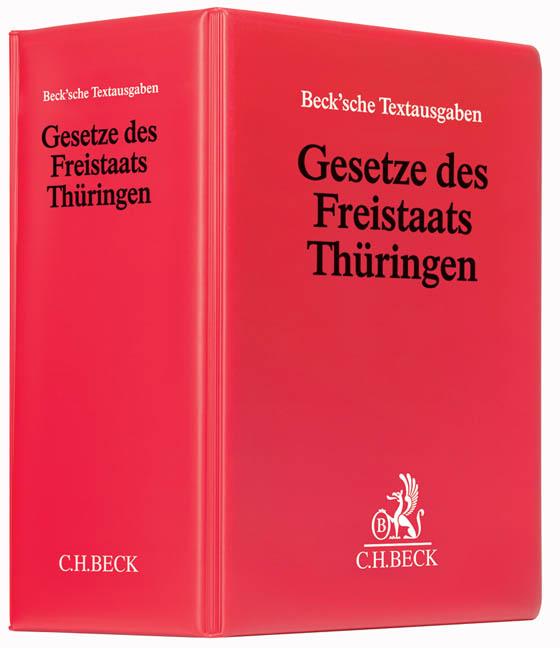 Vorderes Coverbild Gesetze des Freistaats Thüringen (mit Fortsetzungsnotierung). Inkl.84. Ergänzungslieferung