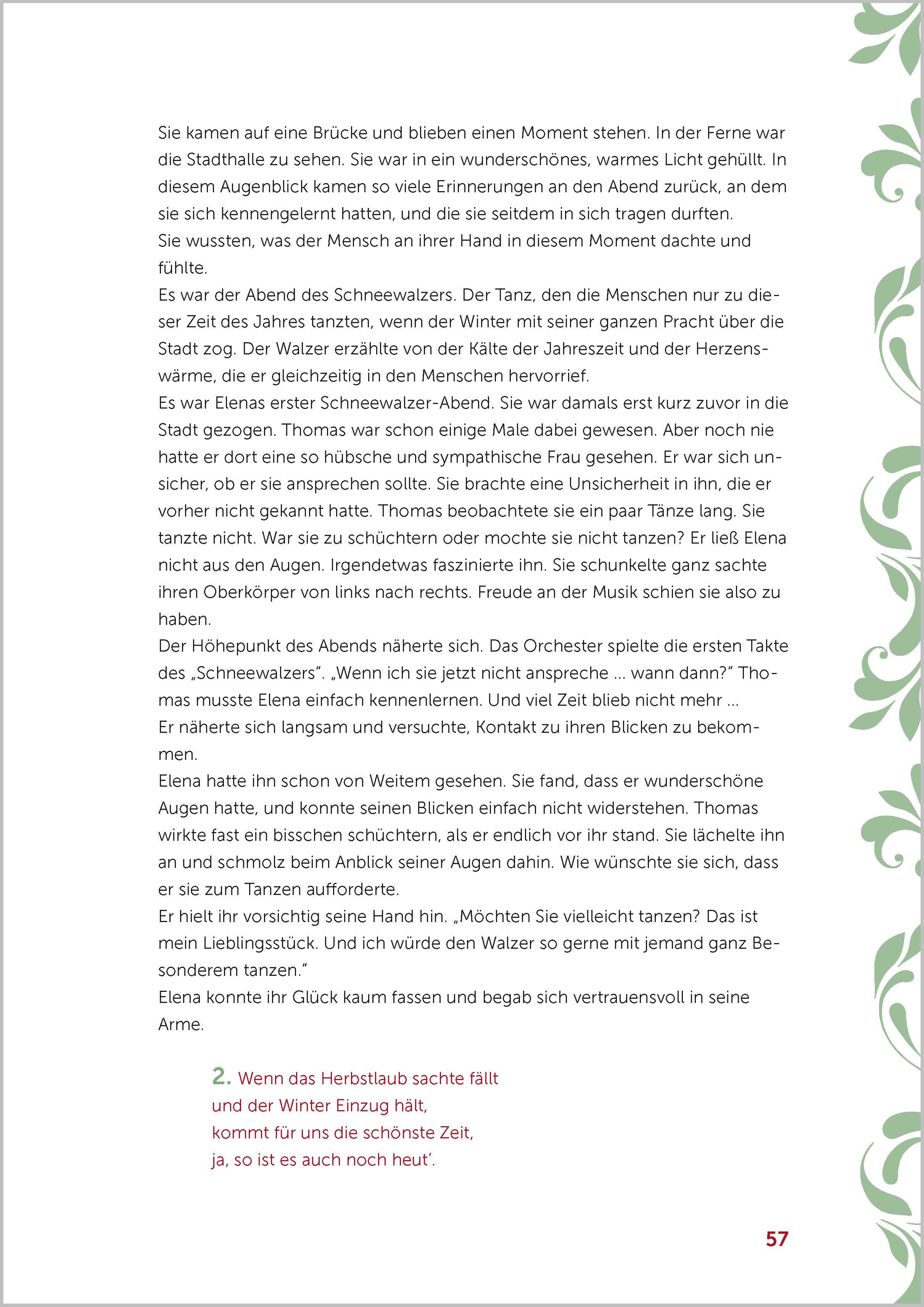 Beispielinhalt (Bild) Kurzgeschichten zum Vorlesen und Mitsingen für Senioren