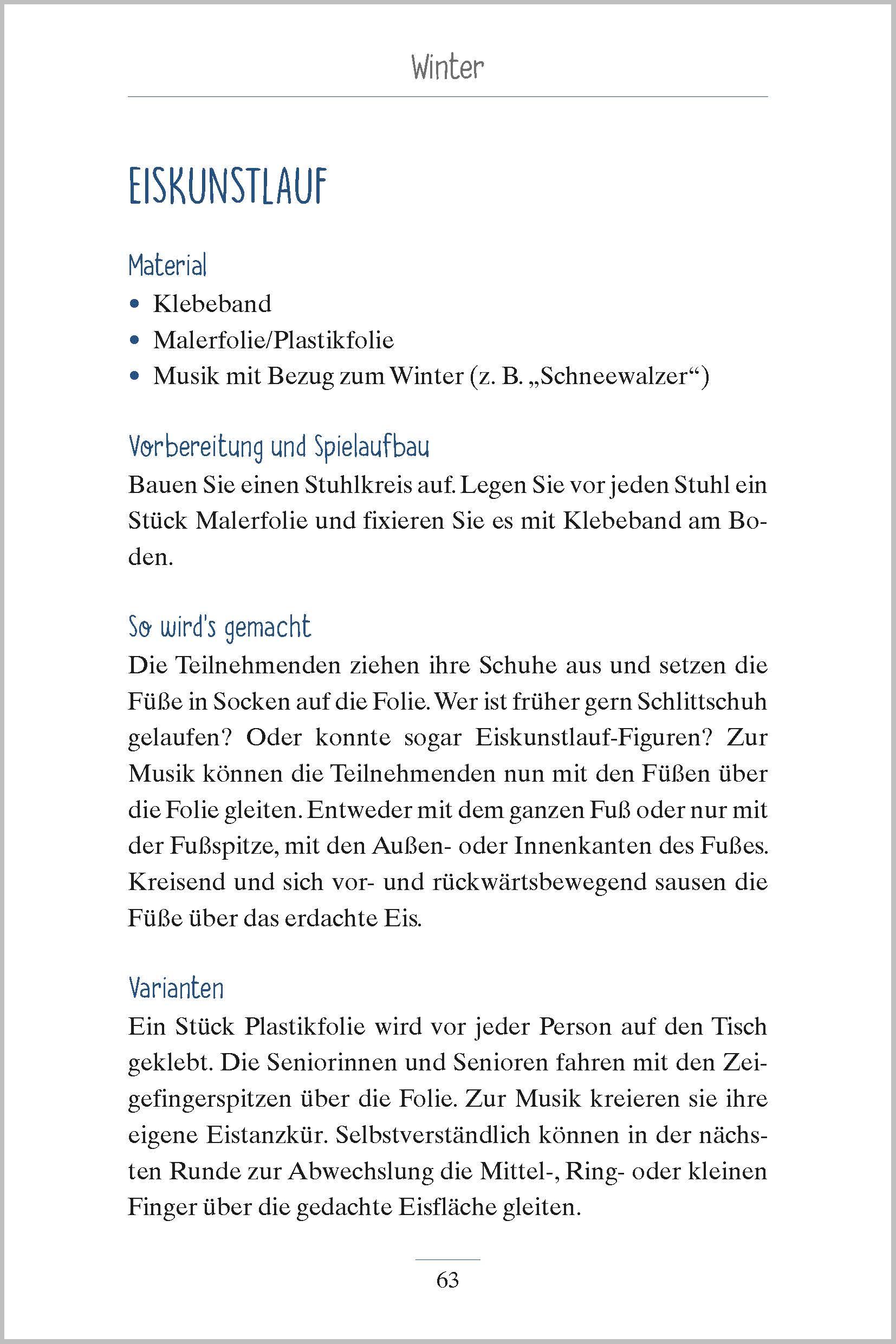 Beispielinhalt (Bild) Spiele zum Tasten und Fühlen