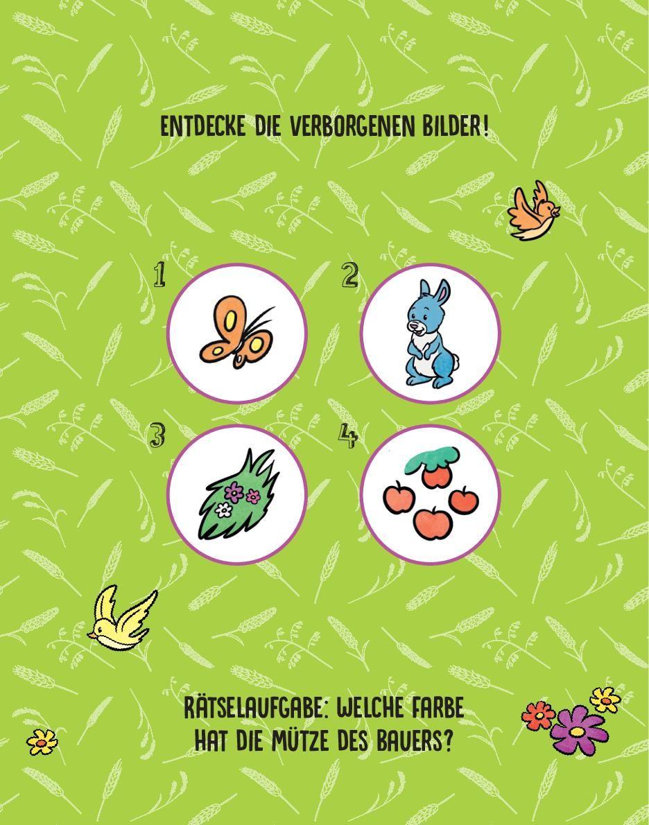Beispielinhalt (Bild) Bauernhof Wasserzauber Malbuch