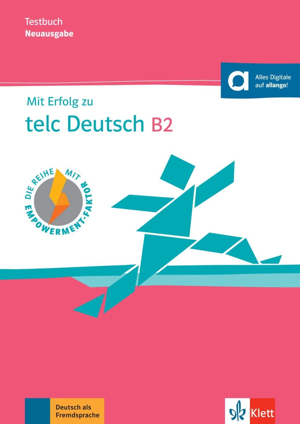 Vorderes Coverbild Mit Erfolg zu telc Deutsch B2 - Testbuch