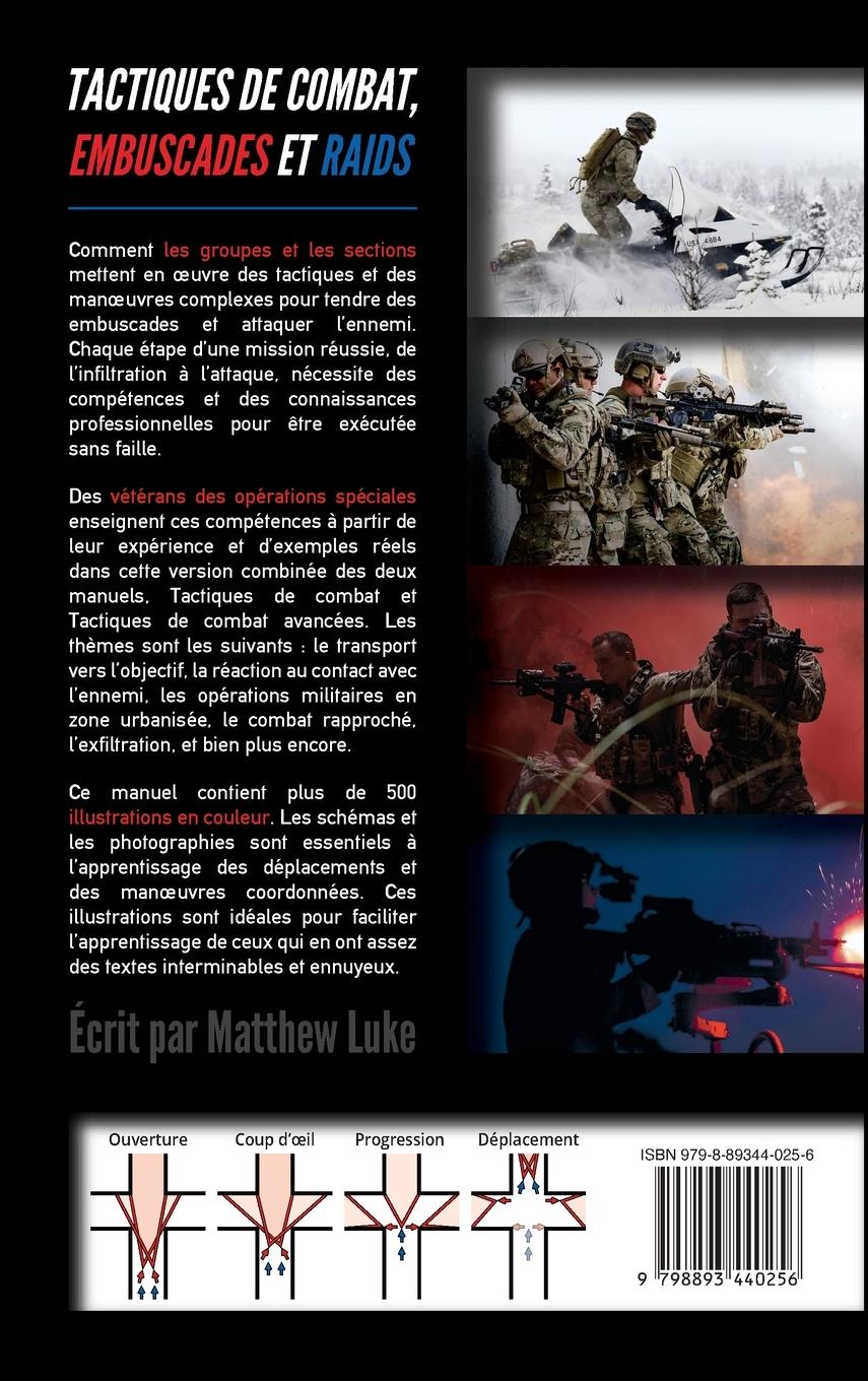 Rückseitencover Tactiques de combat, embuscades et raids