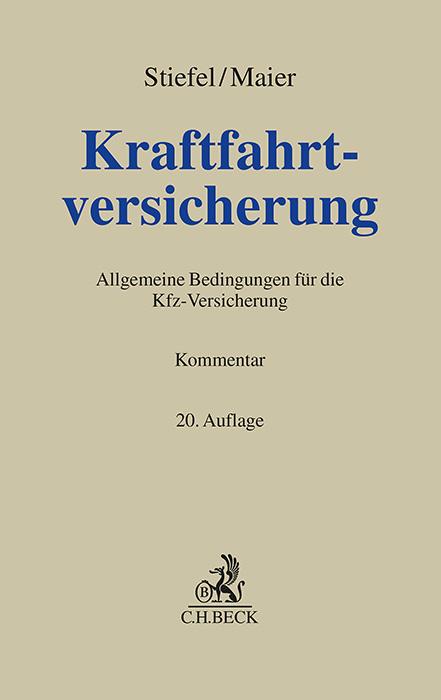 Vorderes Coverbild Kraftfahrtversicherung. AKB