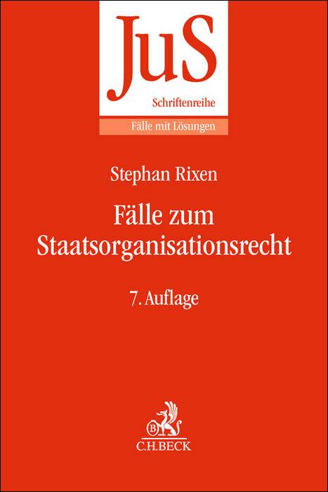 Vorderes Coverbild Fälle zum Staatsorganisationsrecht