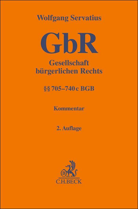 Vorderes Coverbild Gesellschaft bürgerlichen Rechts. GbR