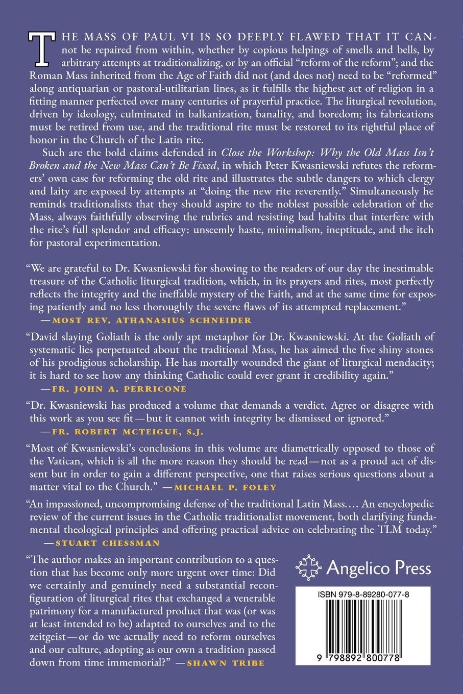 Rückseitencover Close the Workshop