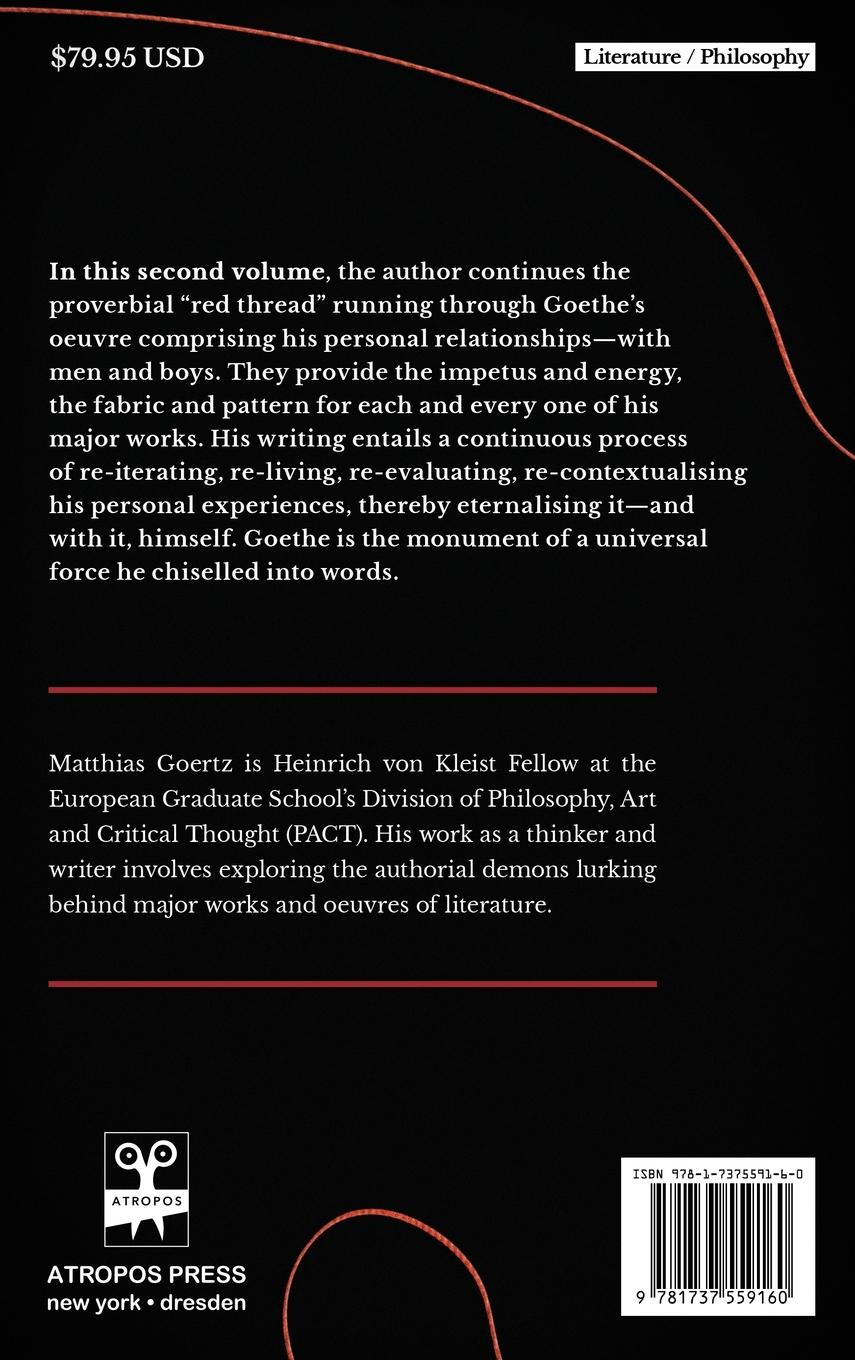 Rückseitencover Decoding Goethe and His Age, Vol. 2