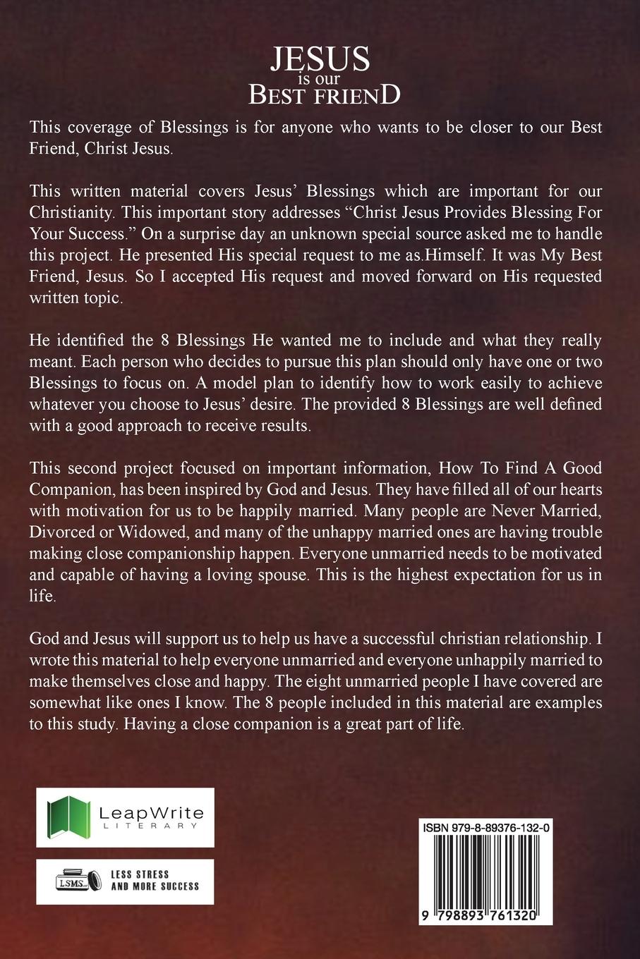 Rückseitencover Jesus Is Our Best Friend Book No. 1