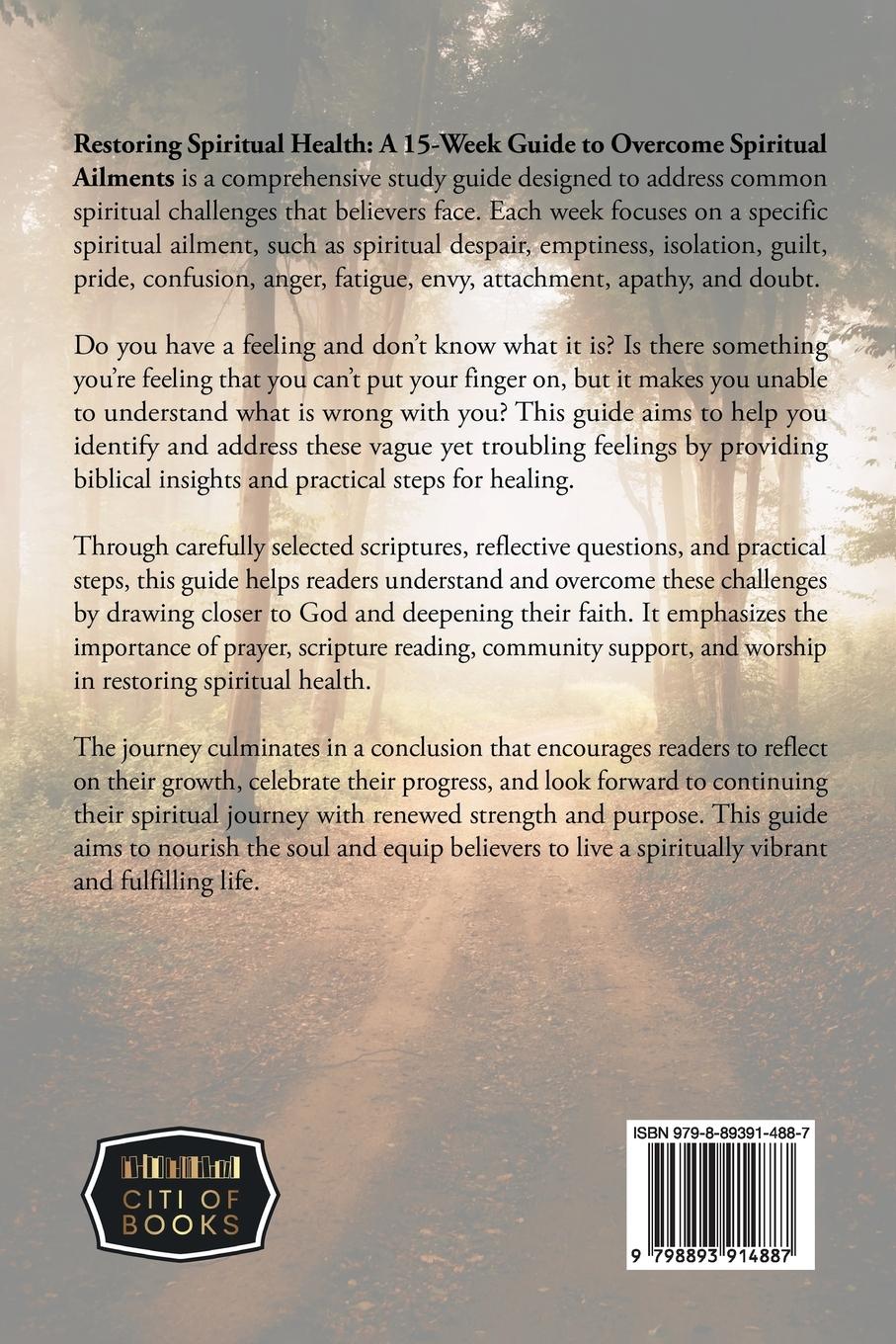 Rückseitencover Overcoming Spiritual Ailments