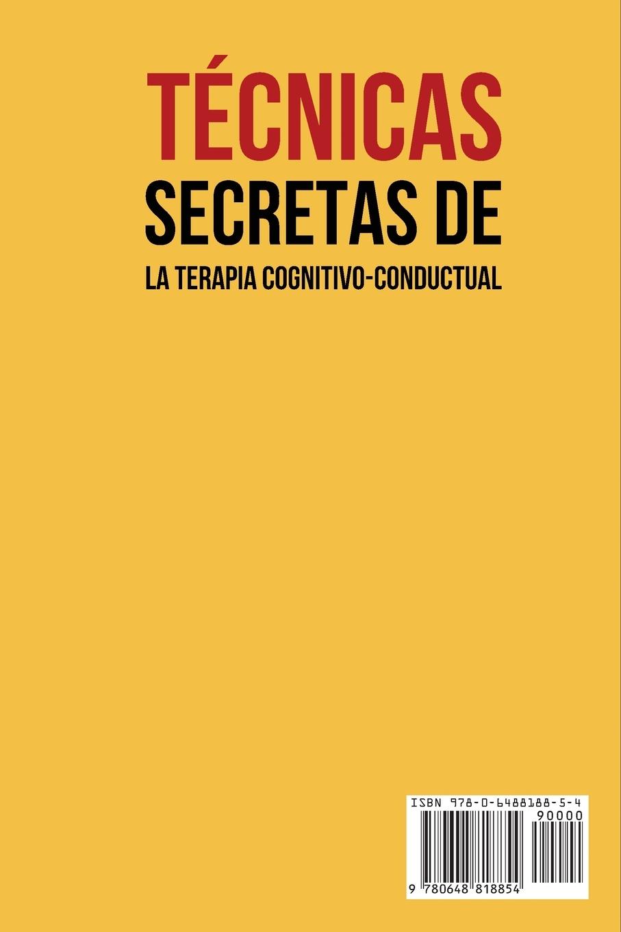 Rückseitencover Técnicas Secretas de la Terapia Cognitivo-Conductual