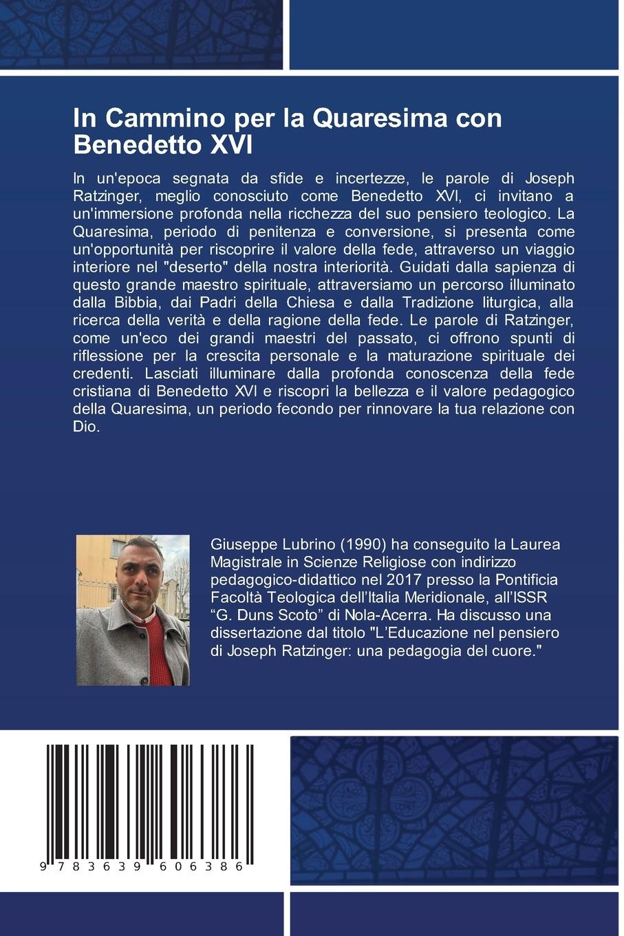 Rückseitencover In Cammino per la Quaresima con Benedetto XVI