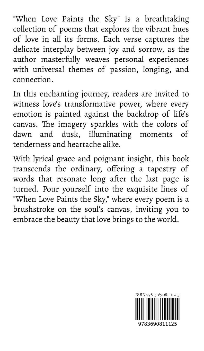 Rückseitencover When Love Paints the Sky