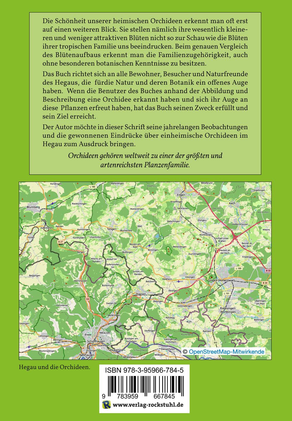 Rückseitencover Heimische Orchideen im Hegau