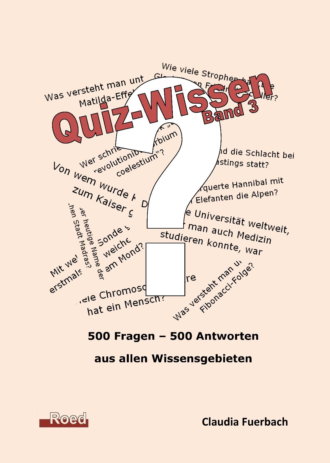 Vorderes Coverbild Quiz-Wissen - Band 3