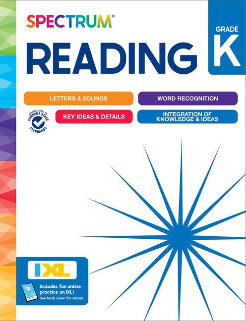 Vorderes Coverbild Spectrum Reading Workbook, Grade K