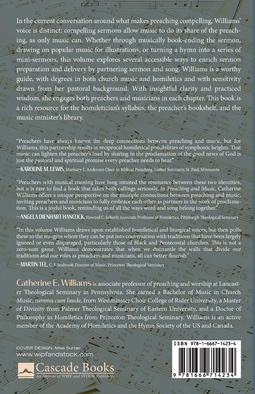 Rückseitencover Preaching and Music