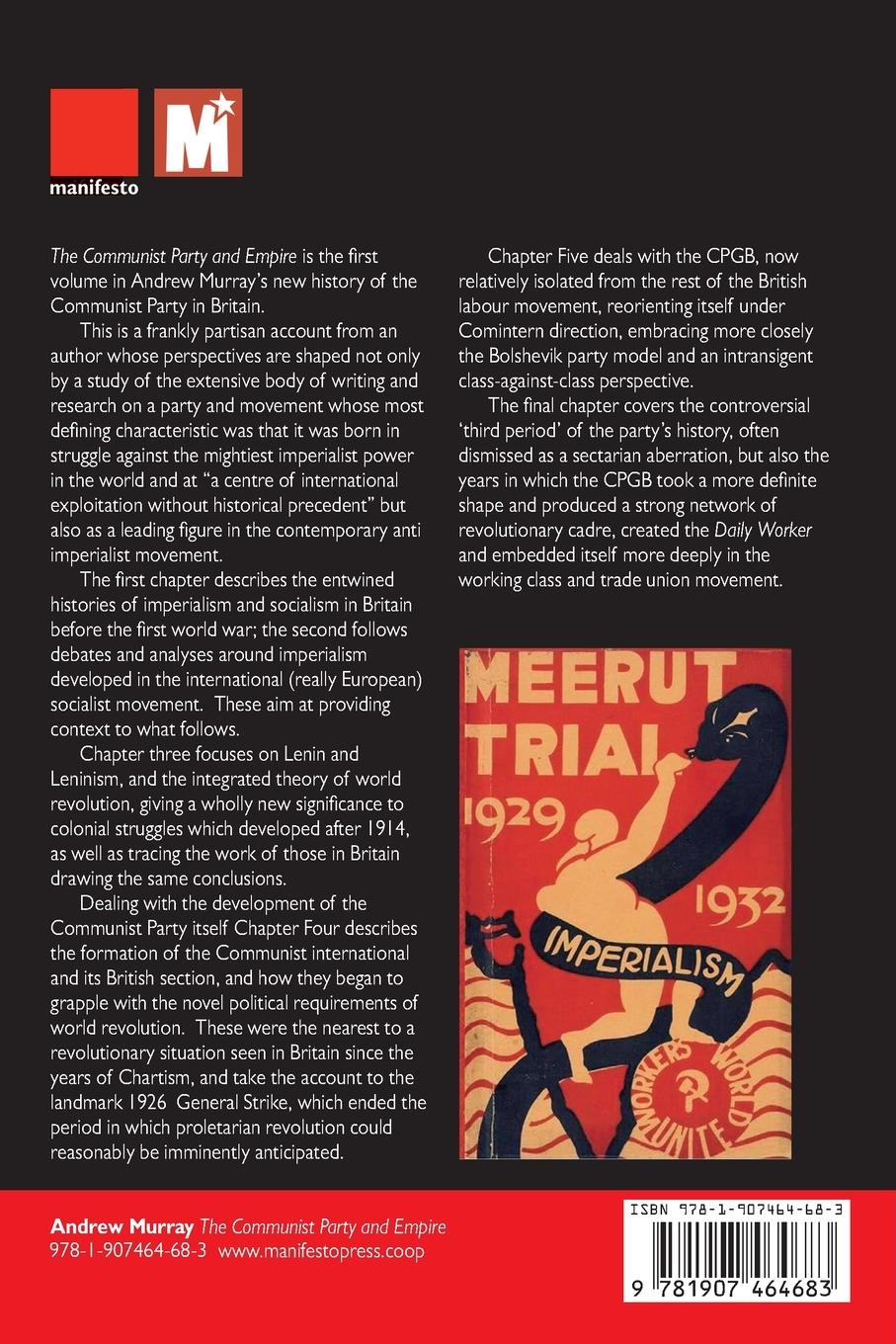 Rückseitencover The Communist Party and Empire
