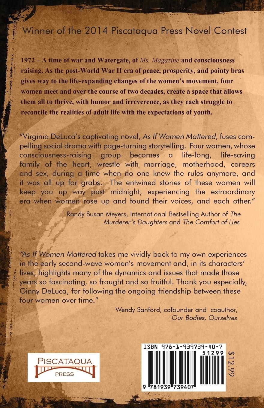 Rückseitencover As If Women Mattered