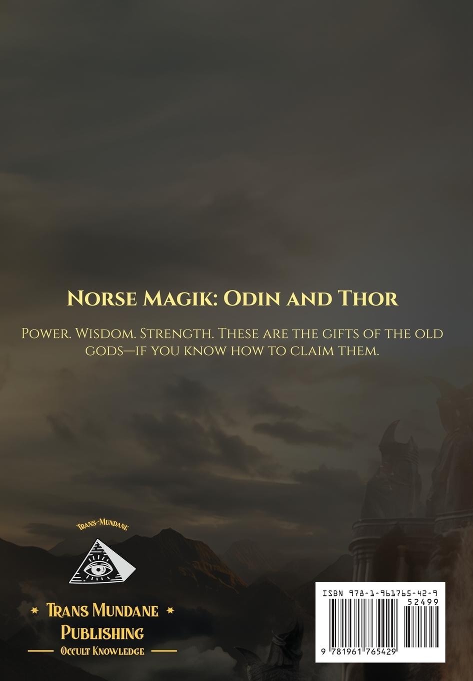 Rückseitencover Norse Magik Odin and Thor