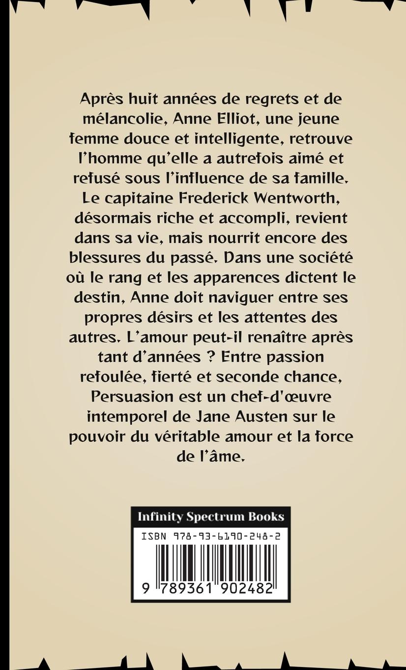 Rückseitencover Persuasion (French Edition)