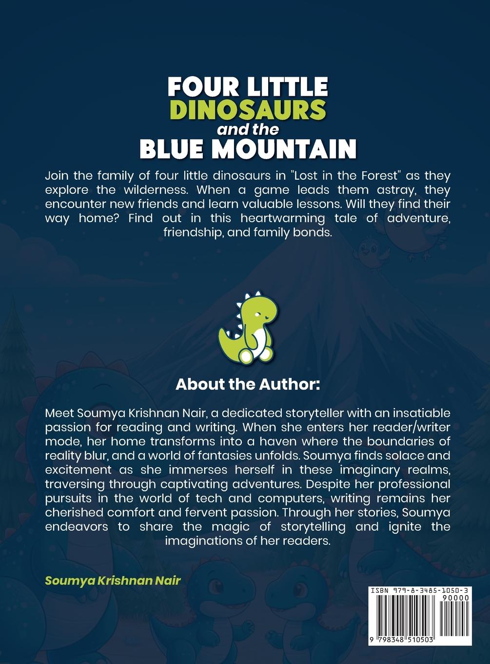 Rückseitencover Four Little Dinosaurs And The Blue Mountain