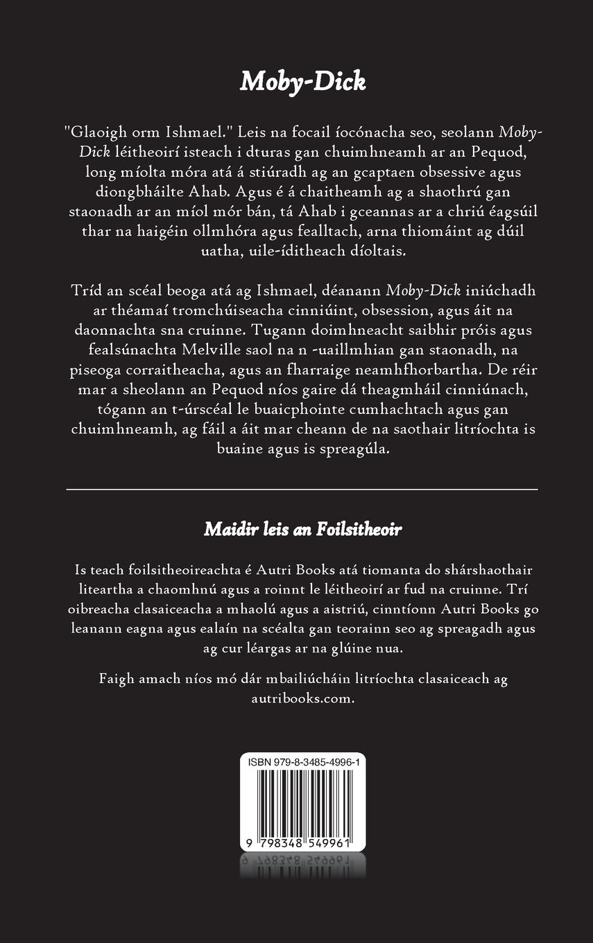 Rückseitencover Moby-Dick