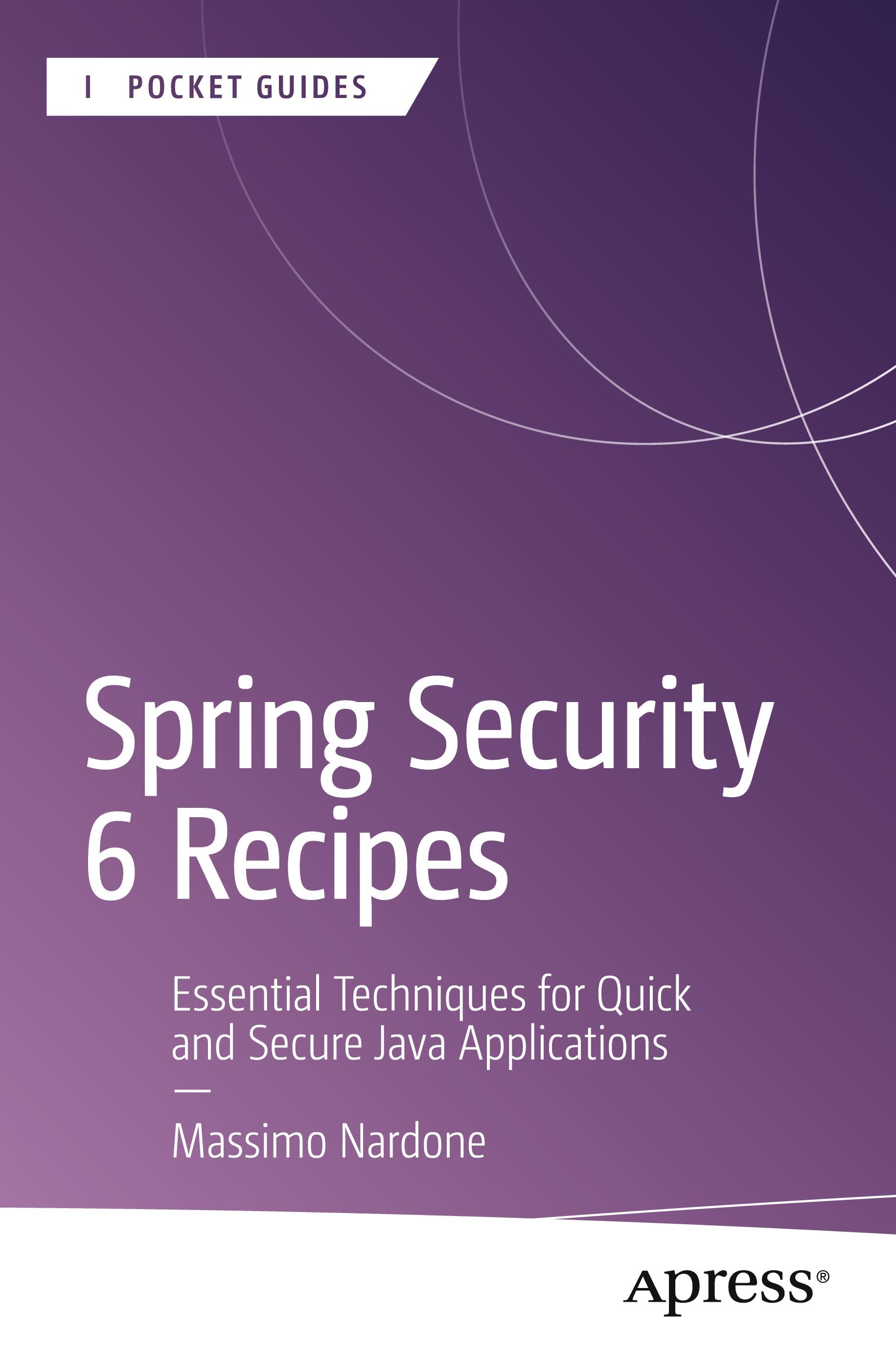 Vorderes Coverbild Spring Security 6 Recipes