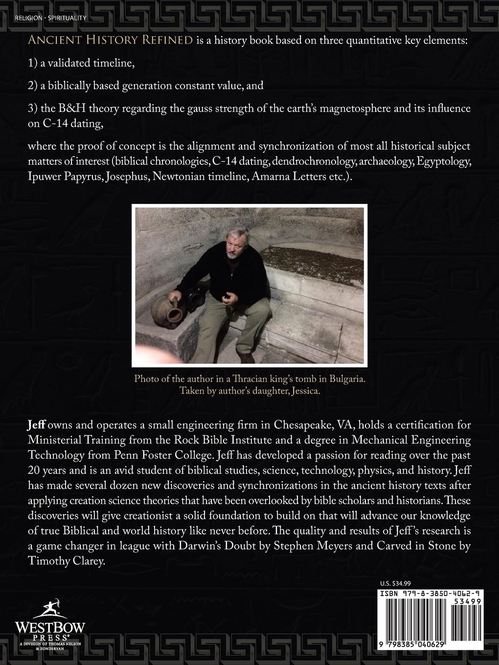 Rückseitencover Ancient History Refined