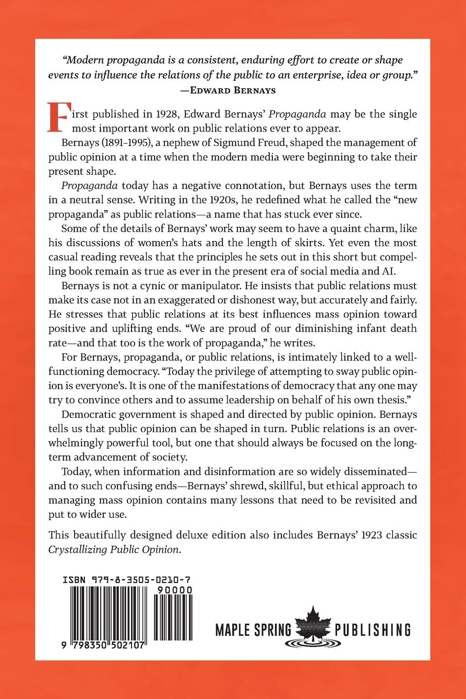 Rückseitencover Propaganda (Deluxe Edition)