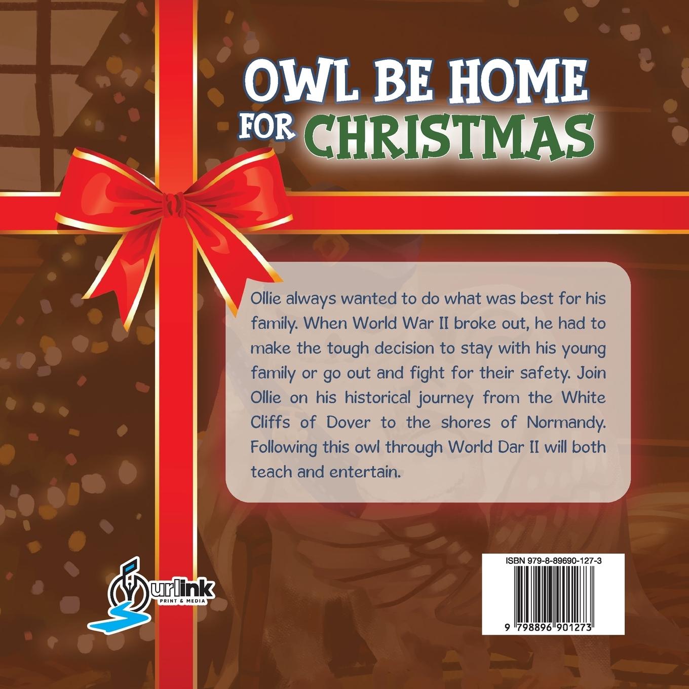 Rückseitencover Owl Be Home for Christmas