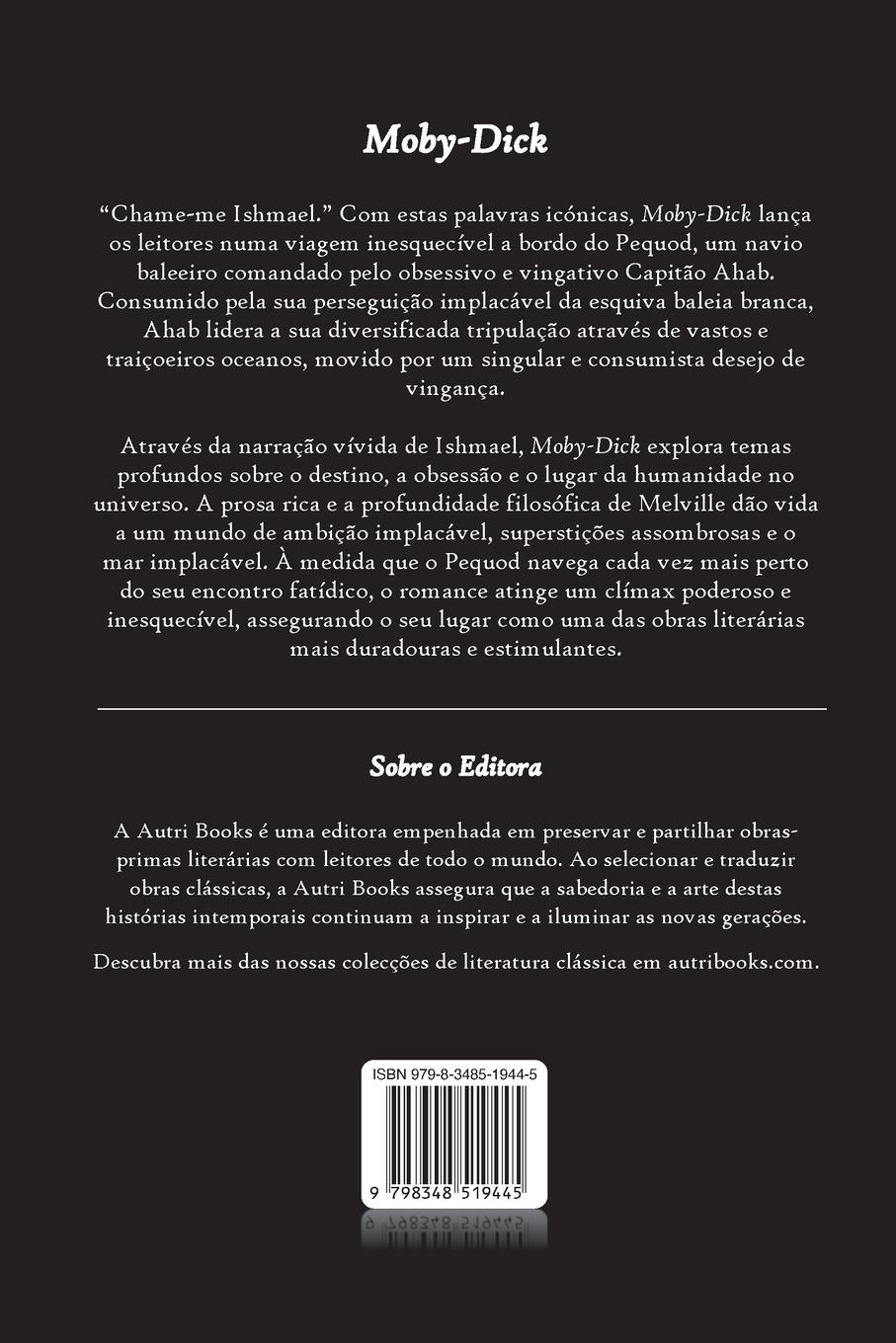 Rückseitencover Moby-Dick