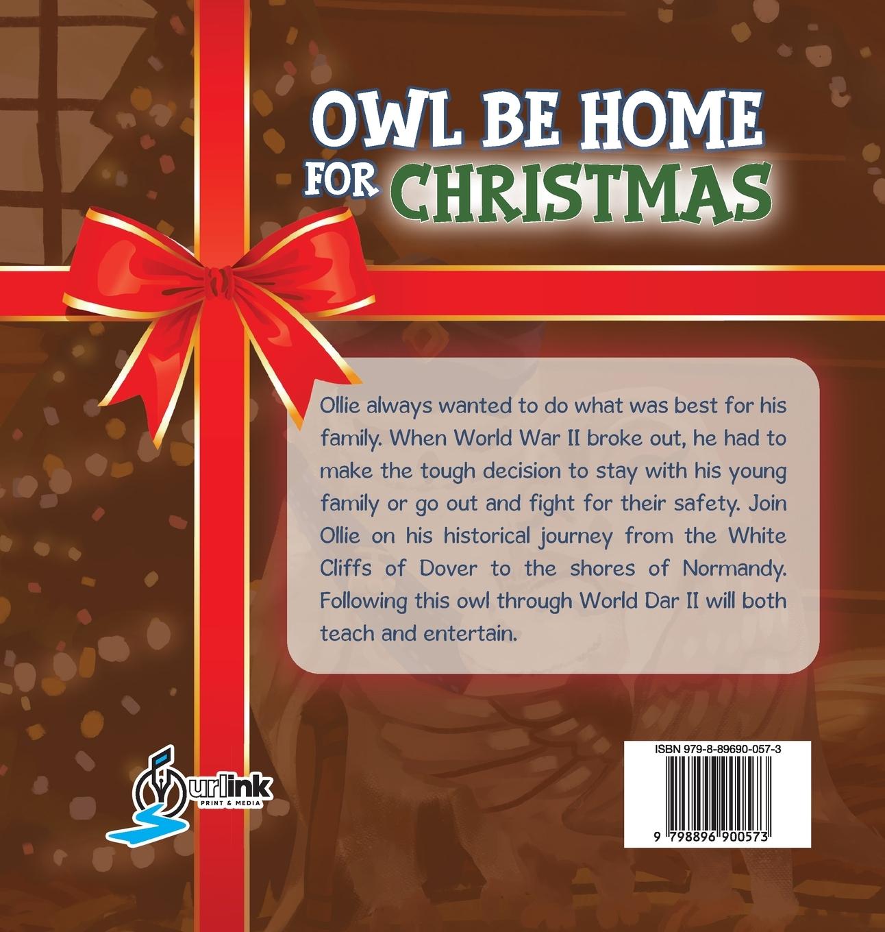 Rückseitencover Owl Be Home for Christmas