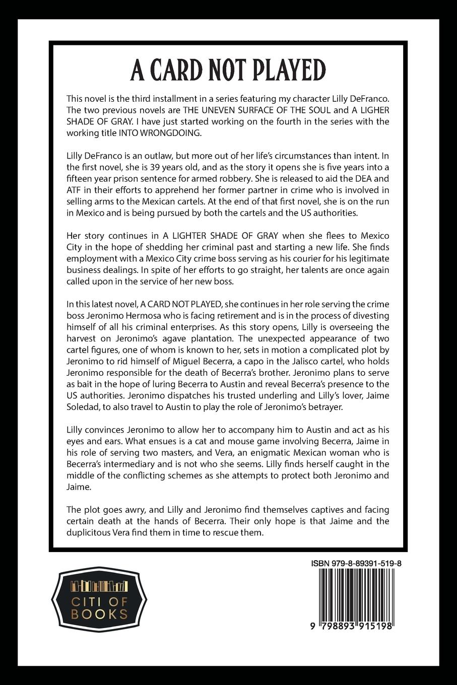 Rückseitencover A Card Not Played