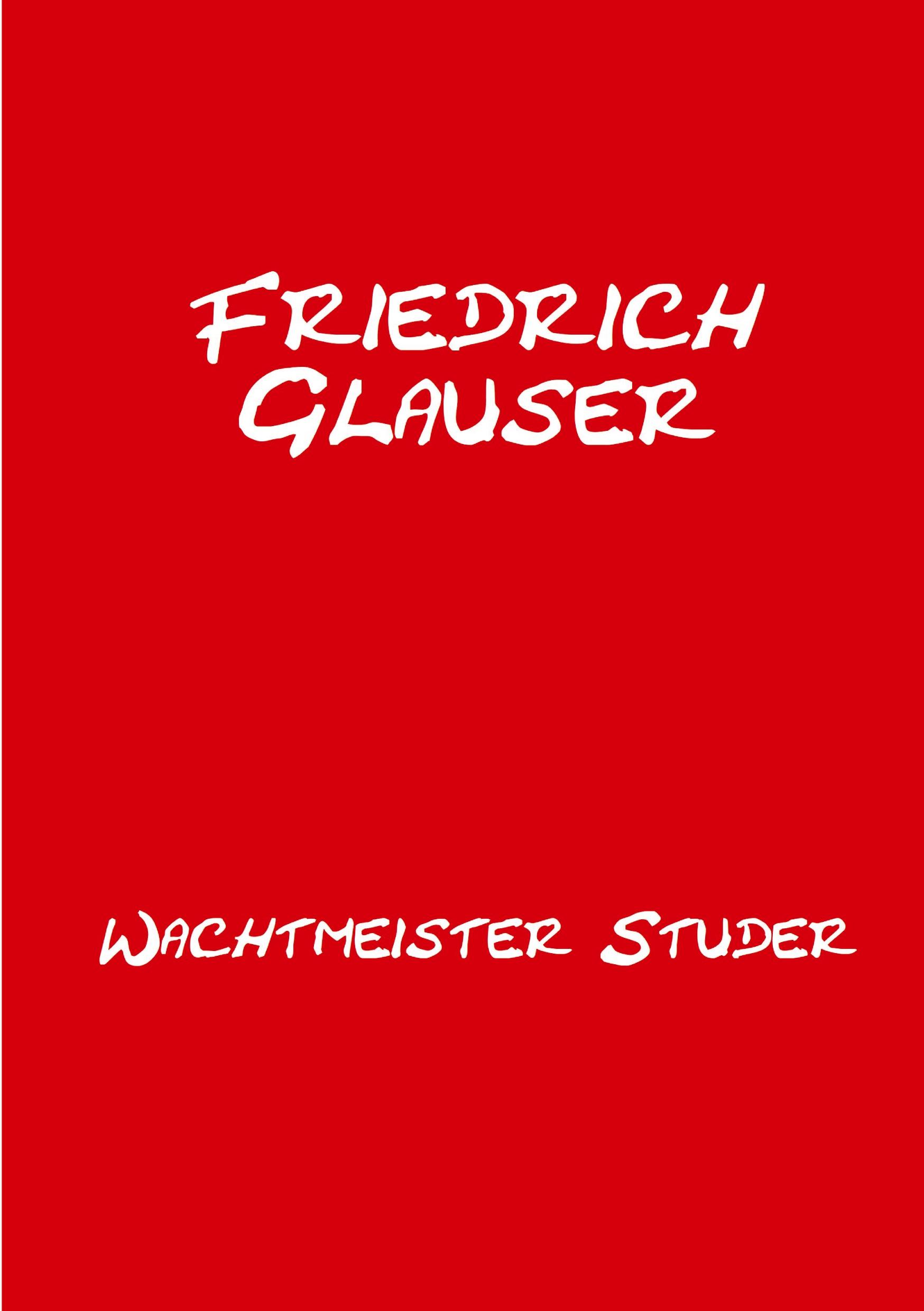 Vorderes Coverbild Wachtmeister Studer