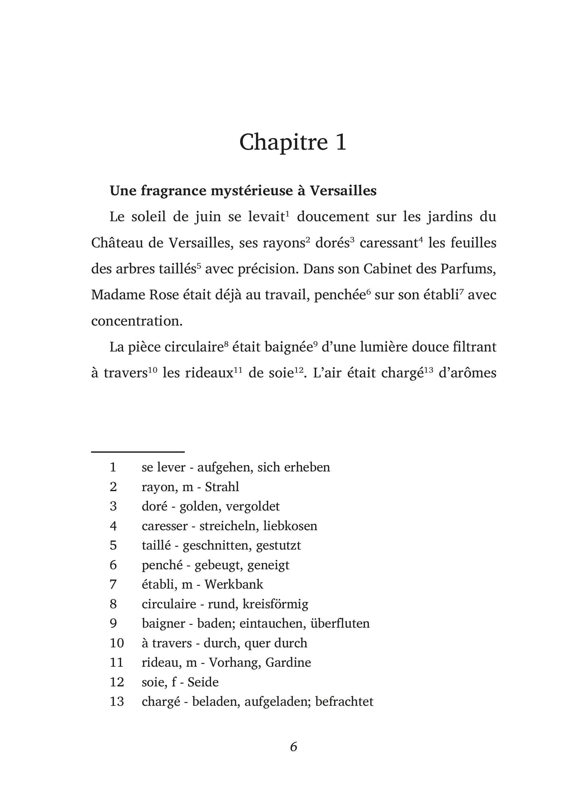 Beispielinhalt (Bild) Le Parfum de la discorde - Französische Krimi-Lektüre B1-B2 (+ Audio-CD)