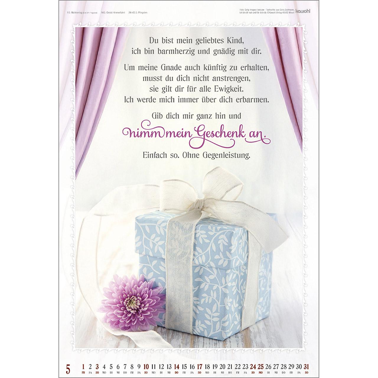 Beispielinhalt (Bild) Ich bin da, dir ganz nah 2026