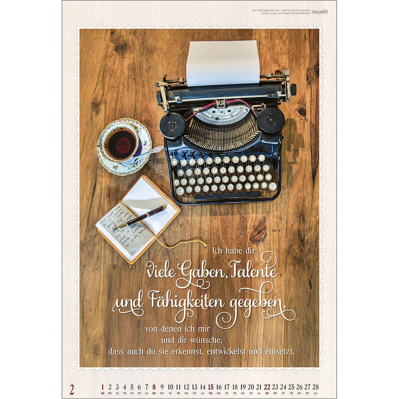 Beispielinhalt (Bild) Ich bin da, dir ganz nah 2026