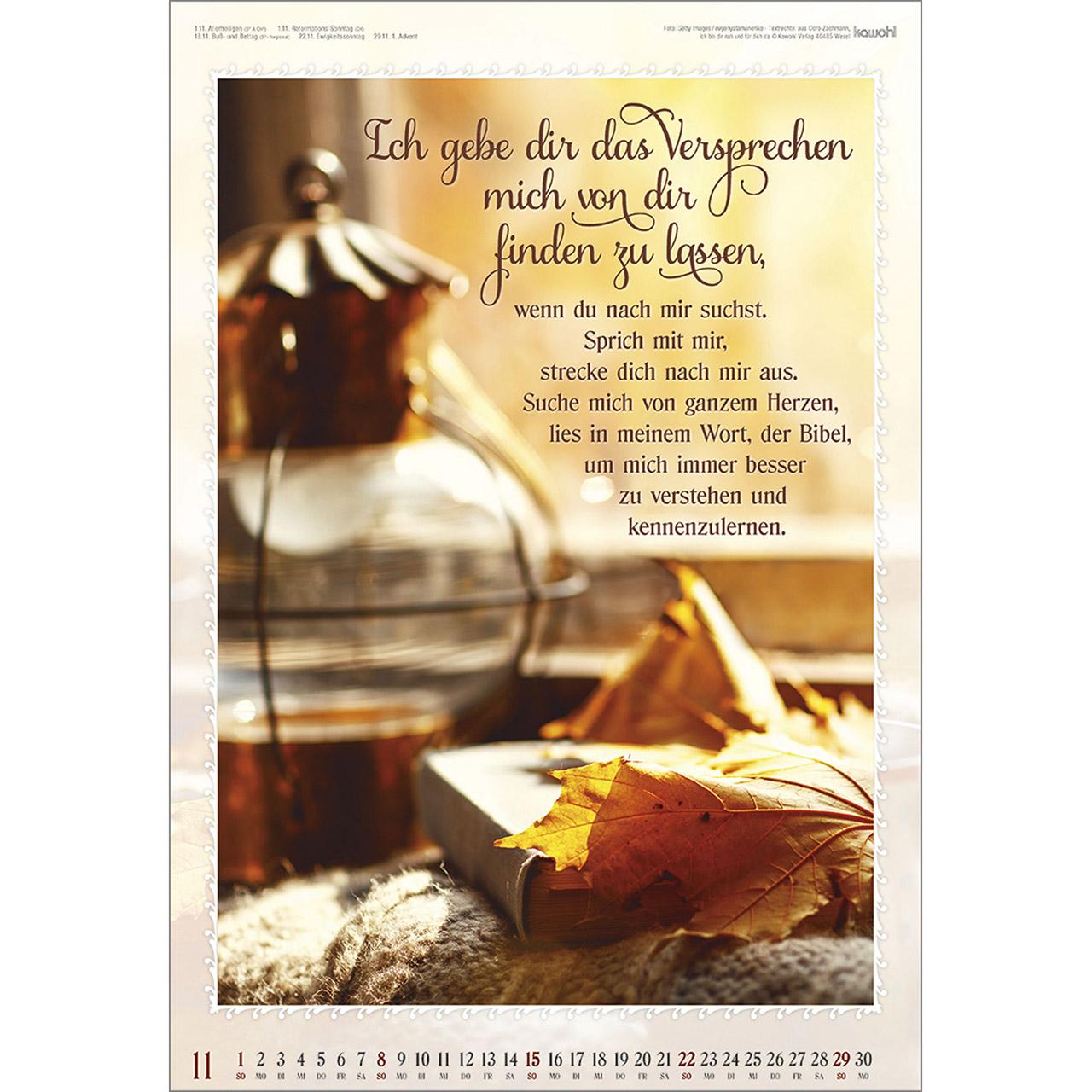 Beispielinhalt (Bild) Ich bin da, dir ganz nah 2026