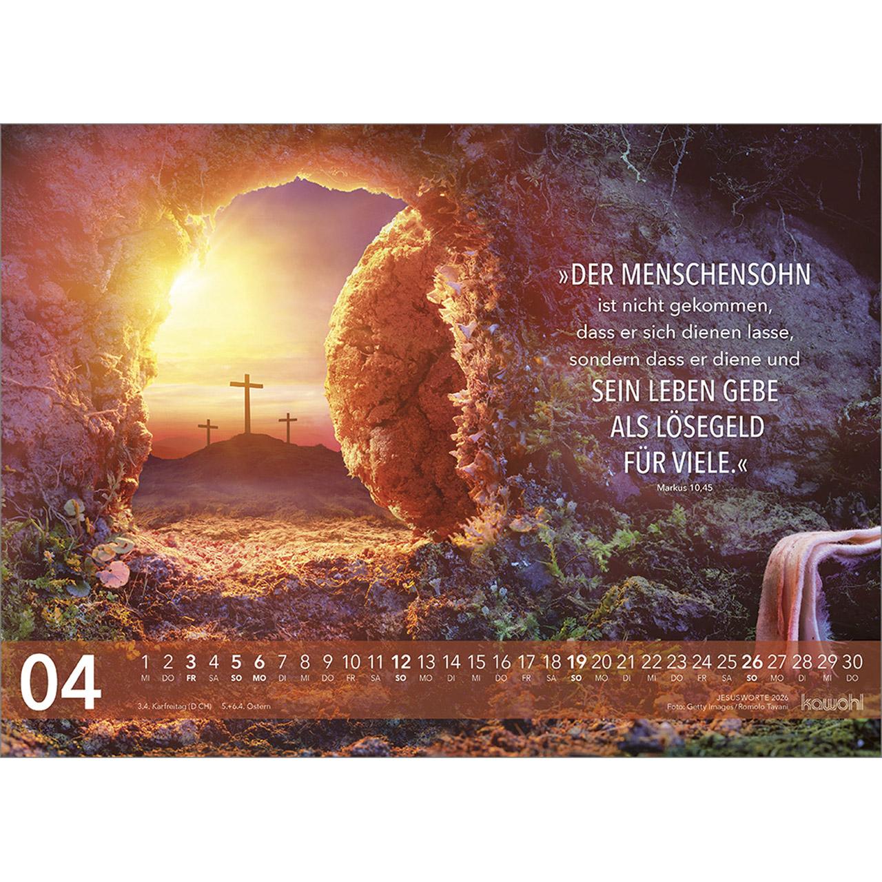 Beispielinhalt (Bild) Jesus Worte 2026