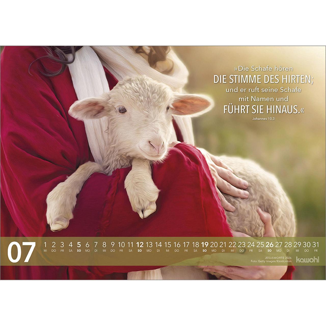 Beispielinhalt (Bild) Jesus Worte 2026