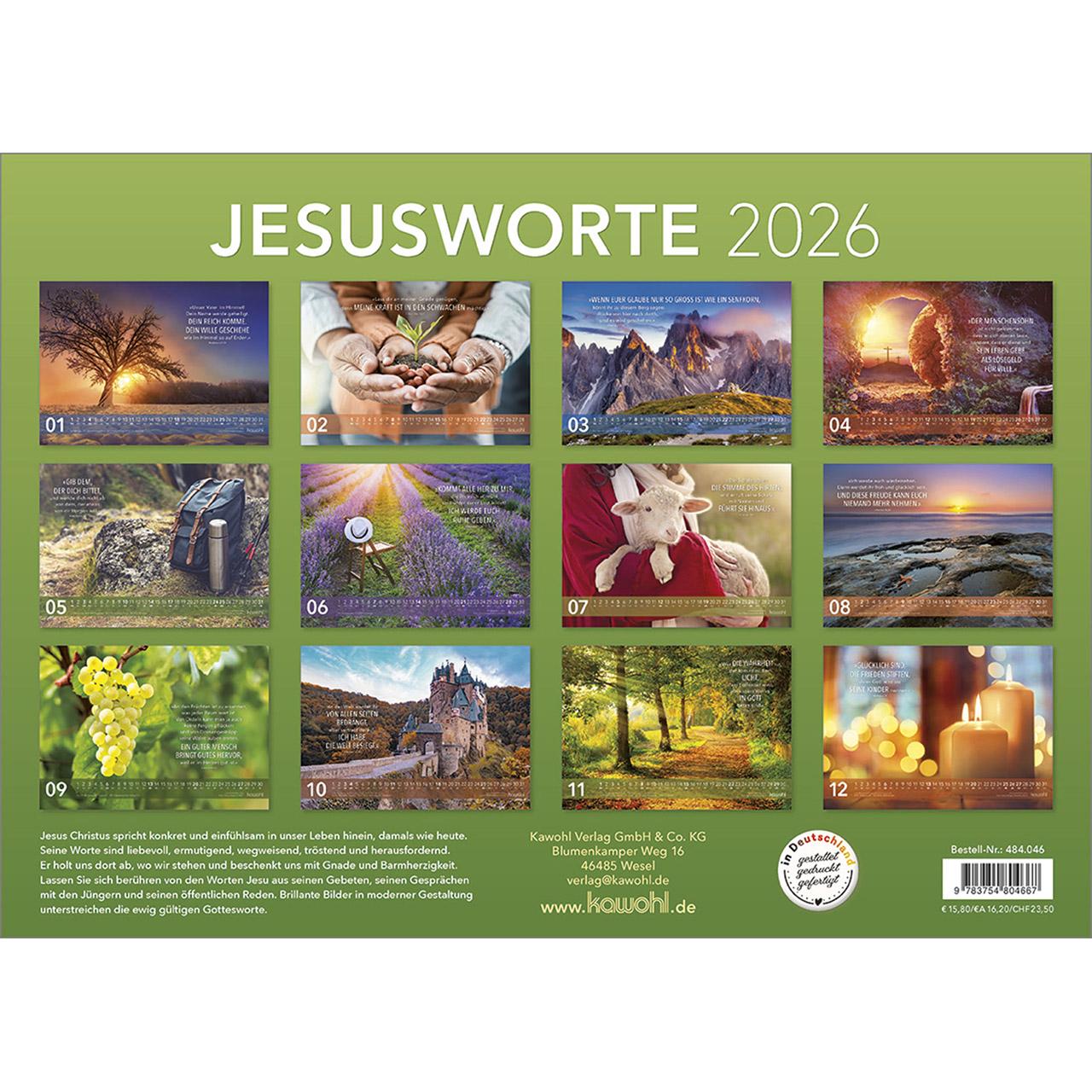 Beispielinhalt (Bild) Jesus Worte 2026