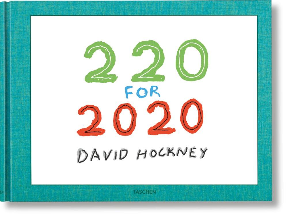 Vorderes Coverbild David Hockney. 220 for 2020